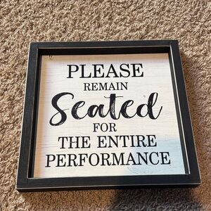 Black and White Wall Art Sign